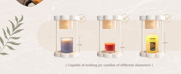 modern dimmable candle warmer lamp