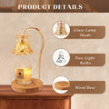 candle warmer lamp wood